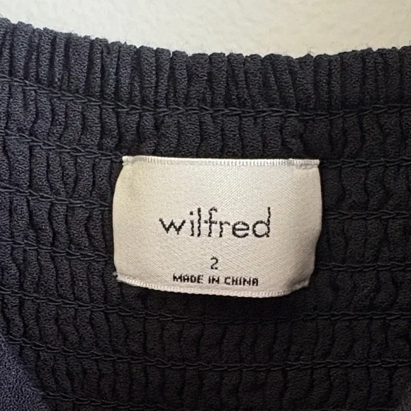 Wilfred Novella Black Mini Dress - Picture 2 of 5